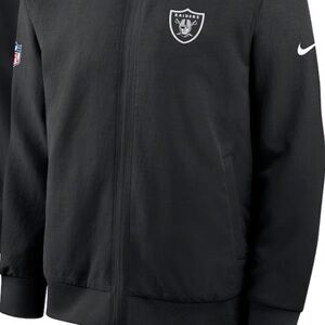 Nike Black Raiders Full-Zip Jacket